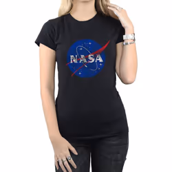NASA - T-shirt INSIGNIA - Femme (Noir)