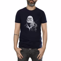 Avengers Infinity War - T-shirt - Homme (Bleu marine)