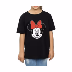 Disney - T-shirt - Fille (Noir)