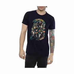 Avengers Infinity War - T-shirt - Homme (Bleu marine)