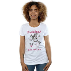 Disney - T-shirt BAD GIRLS HAVE MORE FUN - Femme (Blanc)