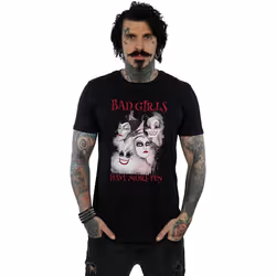 Disney - T-shirt BAD GIRLS HAVE MORE FUN - Homme (Noir)