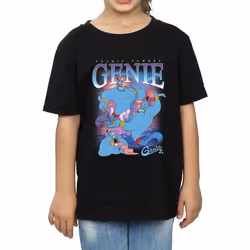 Aladdin - T-shirt - Fille (Noir)