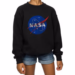 NASA - Sweat - Fille (Noir)