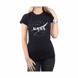 NASA - T-shirt INSIGNIA - Femme (Noir)