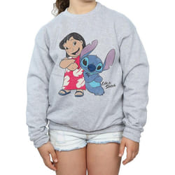 Lilo & Stitch - Sweat CLASSIC - Fille (Gris chiné)