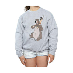 Jungle Book - Sweat CLASSIC - Fille (Gris chiné)