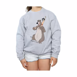 Jungle Book - Sweat CLASSIC - Fille (Gris chiné)
