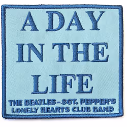 The Beatles - Écusson A DAY IN THE LIFE - Taille unique (Bleu ciel / Bleu foncé)