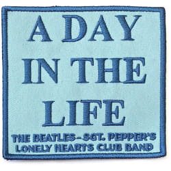 The Beatles - Écusson A DAY IN THE LIFE - Taille unique (Bleu ciel / Bleu foncé)