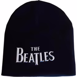 The Beatles - Bonnet - Adulte (Noir / Argenté)