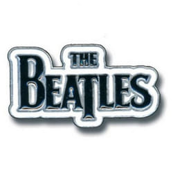 The Beatles - Badge (Noir / Blanc)