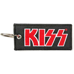 Kiss - Porte-clés - Taille unique (Noir / Rouge)