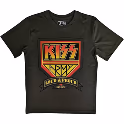 Kiss - T-shirt LOUD & PROUD - Adulte (Vert kaki)