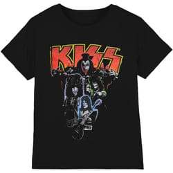 Kiss - T-shirt - Adulte (Noir)