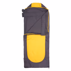 Mountain Warehouse - Sac de couchage MICROLITE MID SEASON - Taille 215 cm (Jaune / Gris)