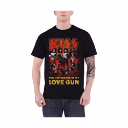 Kiss - T-shirt LOVE GUN - Adulte (Noir)