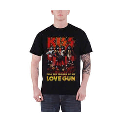Kiss - T-shirt LOVE GUN - Adulte (Noir)