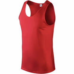 Gildan - Débardeur SOFTSTYLE - Homme (Rouge)