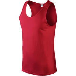 Gildan - Débardeur SOFTSTYLE - Homme (Rouge)
