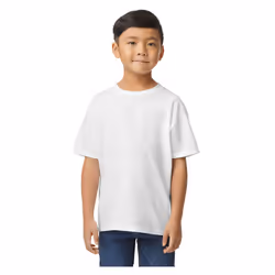 Gildan - T-shirt SOFTSTYLE - Enfant (Blanc)