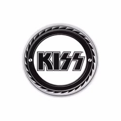 Kiss - Badge (Noir / Blanc)