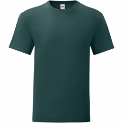 Fruit of the Loom - T-shirt ICONIC - Homme (Vert forêt)