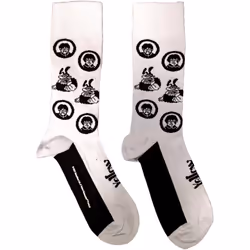 The Beatles - Chaussettes MEANIES - Adulte (Blanc / Noir)