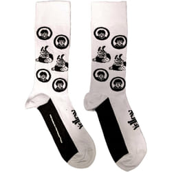 The Beatles - Chaussettes MEANIES - Adulte (Blanc / Noir)