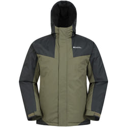 Mountain Warehouse - Blouson de ski DUSK - Homme (Kaki foncé / Noir)