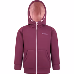 Mountain Warehouse - Veste à capuche ALPINE - Enfant (Pourpre)