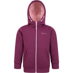 Mountain Warehouse - Veste à capuche ALPINE - Enfant (Pourpre)