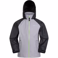 Mountain Warehouse - Veste imperméable TORRENT - Enfant (Gris clair)