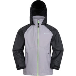 Mountain Warehouse - Veste imperméable TORRENT - Enfant (Gris clair)