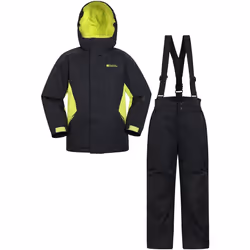 Mountain Warehouse - Ensemble Blouson et pantalon de ski - Enfant (Noir)