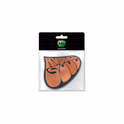 The Beatles - Aimant de réfrigérateur RUBBER SOUL - Taille unique (Orange / Noir)