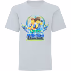 Lego Movie - T-shirt manches courtes - Garçon (Gris)