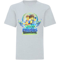 Lego Movie - T-shirt manches courtes - Garçon (Gris)