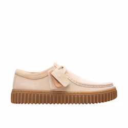 Clarks Torhill Lo Ecru Suede