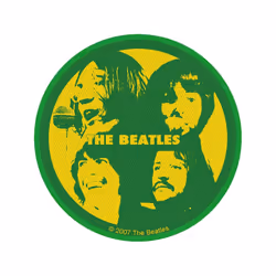 The Beatles - Écusson LET IT BE - Taille unique (Jaune / Vert)