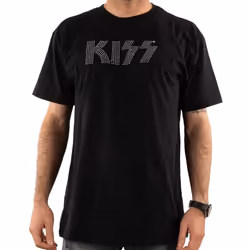 Kiss - T-shirt - Adulte (Noir)