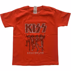 Kiss - T-shirt DESTROYER - Enfant (Rouge)