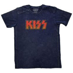 Kiss - T-shirt CLASSIC - Adulte (Bleu marine)