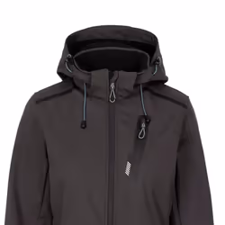 Trespass - Veste softshell NEMAN - Femme (Gris foncé)