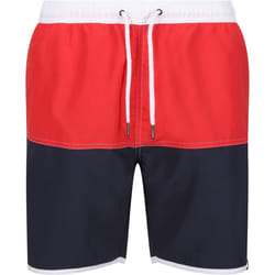Regatta - Short de bain BENICIO - Homme (Rouge rococo / Bleu marine)