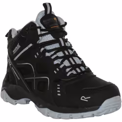 Regatta - Bottines de marche VENDEAVOUR - Enfant (Noir / Gris clair)