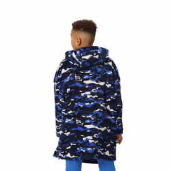 Regatta - Poncho COSY - Enfant (Bleu foncé)