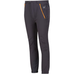 Regatta - Pantalon TECH MOUNTAIN - Enfant (Gris phoque / Orange clair)