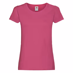 Fruit of the Loom - T-shirt - Femme (Fuchsia)