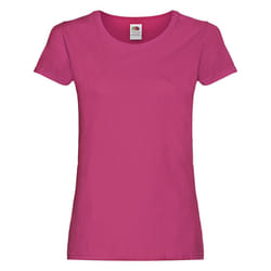 Fruit of the Loom - T-shirt - Femme (Fuchsia)